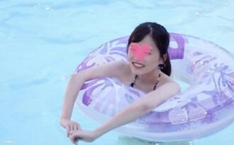 FC2-PPV-1503339 A private sex session with the stunningly beautiful college student Yuka at a night pool ❤️ Her clear, n